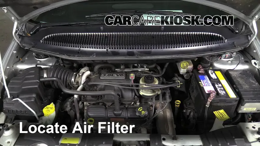 2005 Chrysler Town and Country Touring 3.8L V6 Air Filter (Engine)